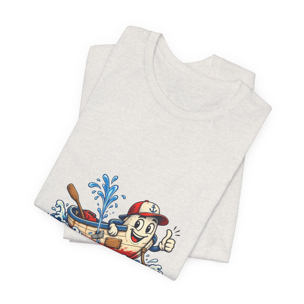 Unsinkable-ish Boat T-Shirt, Funny Nautical Vintage Cartoon Tee