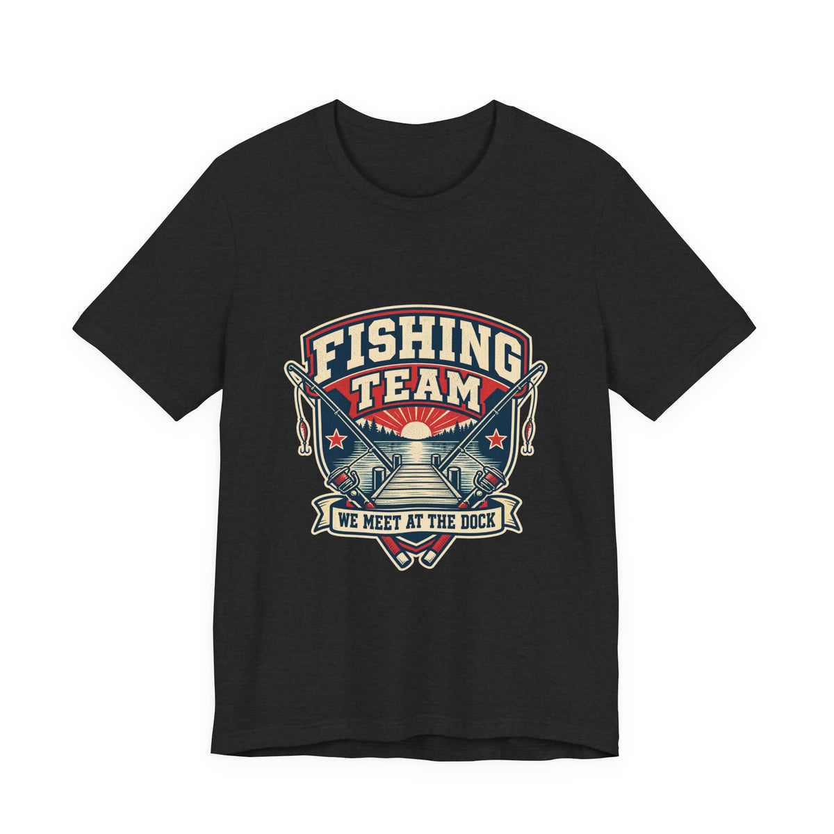 Fishing Team T-Shirt — We Meet at the Dock Vintage Fishing Tee
