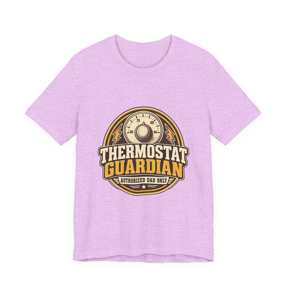 Thermostat Guardian Authorized Dad Only Vintage Dad T-Shirt