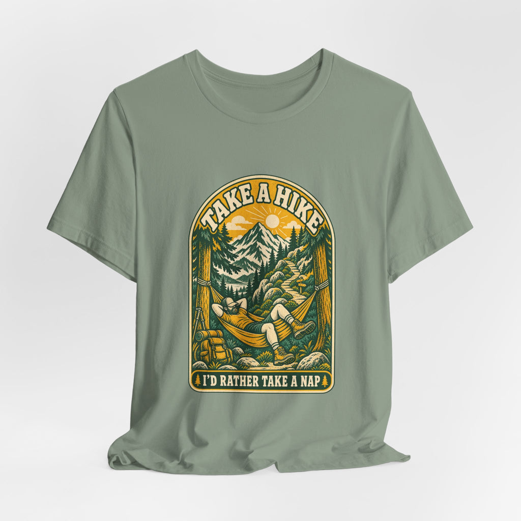 I'd Rather Take a Nap Vintage Hiking T-Shirt — Hammock Mountain Outdoors Tee