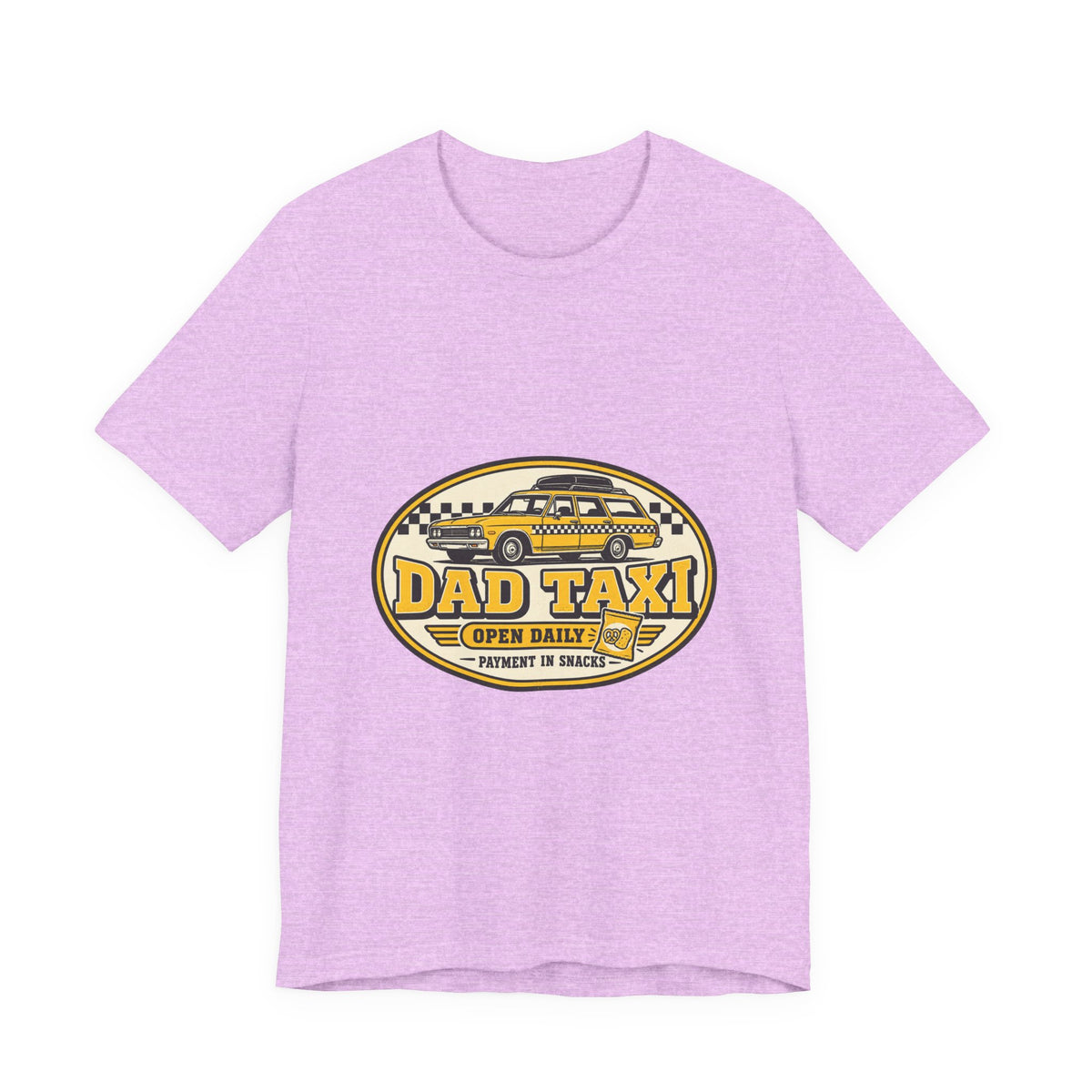 Dad Taxi T-Shirt — Open Daily, Payment in Snacks | Vintage Car Dad Tee