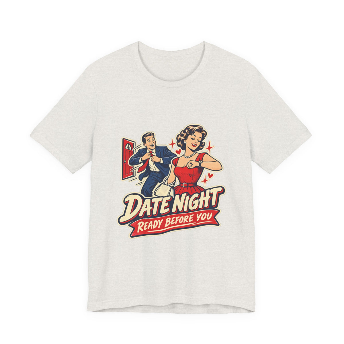 Date Night Ready Before You Retro Couple T-Shirt