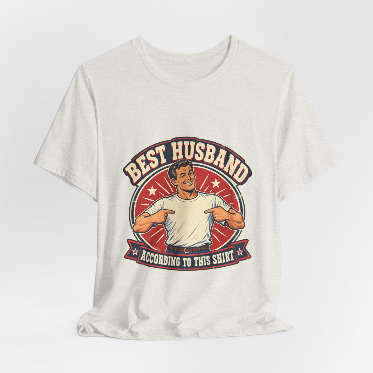 Best Husband Vintage T-Shirt — Funny Retro Husband Pride Design