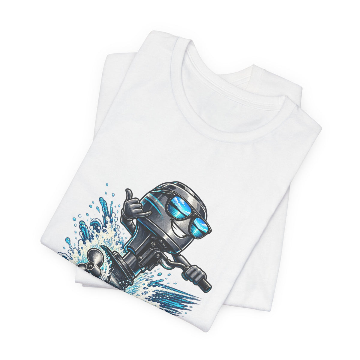 Current Mood: Outboard T-Shirt — Funny Boating and Outboard Motor Graphic Tee
