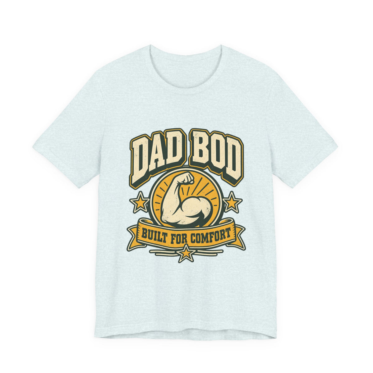 Dad Bod Built for Comfort T-Shirt — Vintage Funny Dad Body Tee