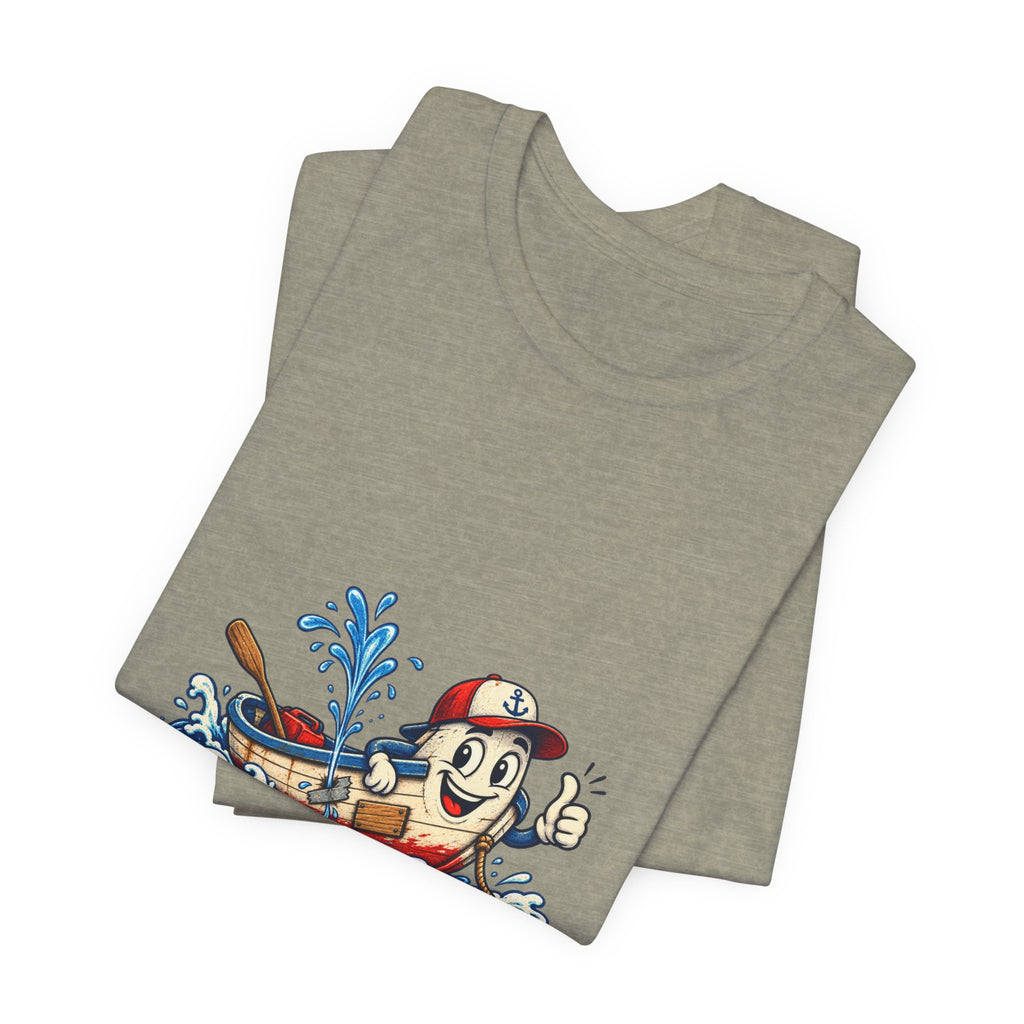 Unsinkable-ish Boat T-Shirt, Funny Nautical Vintage Cartoon Tee