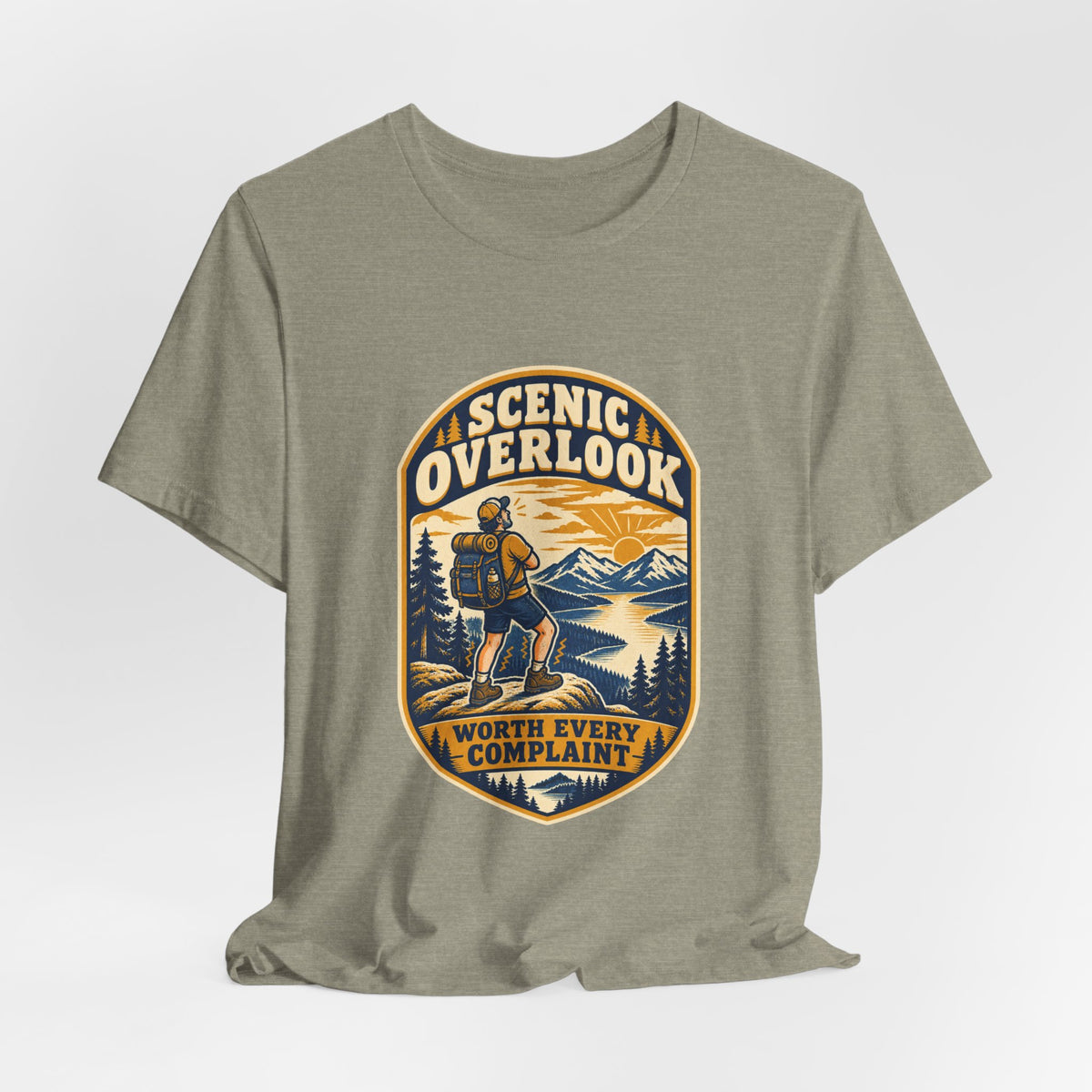 Scenic Overlook T-Shirt — Worth Every Complaint Vintage Hiking Mountain Tee