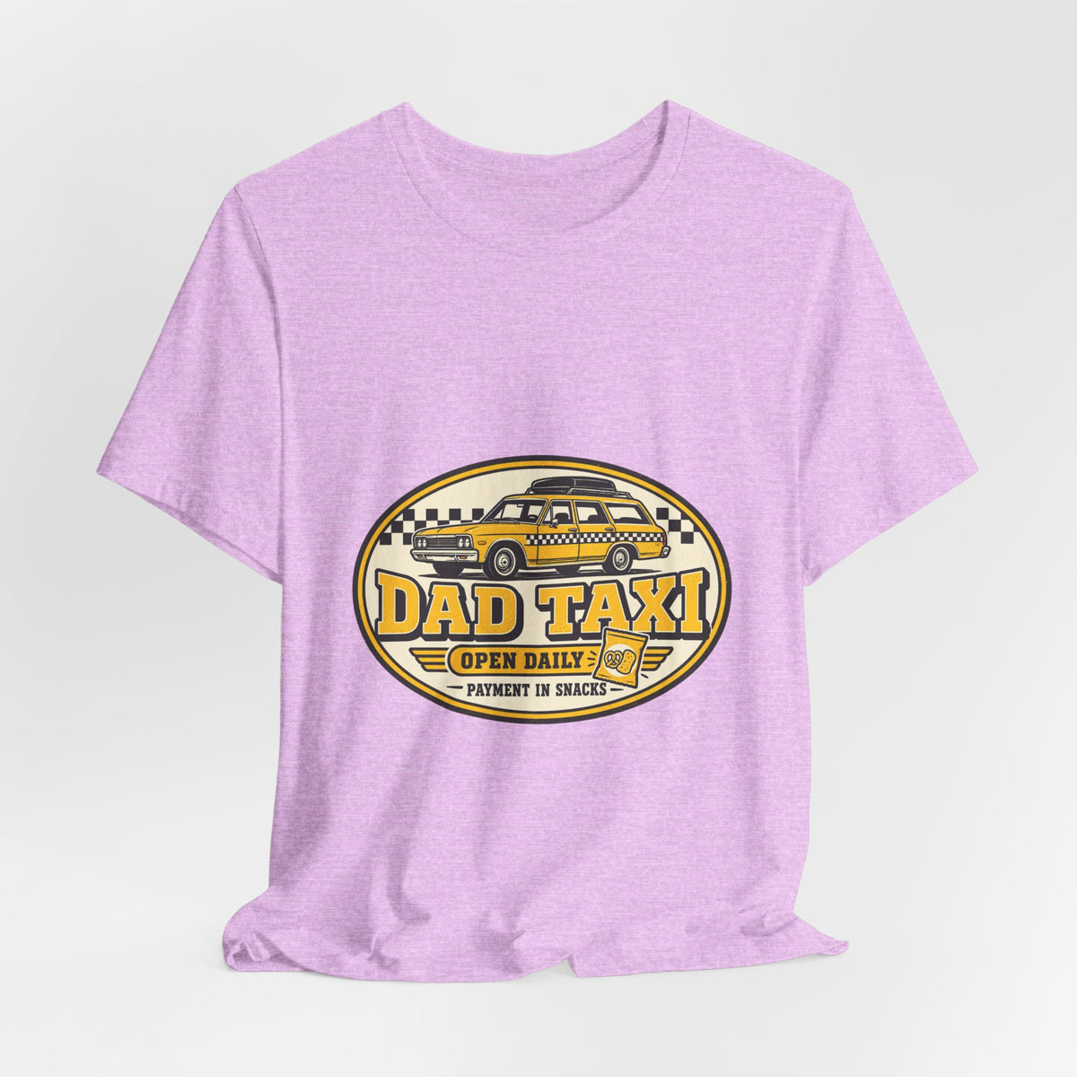 Dad Taxi T-Shirt — Open Daily, Payment in Snacks | Vintage Car Dad Tee