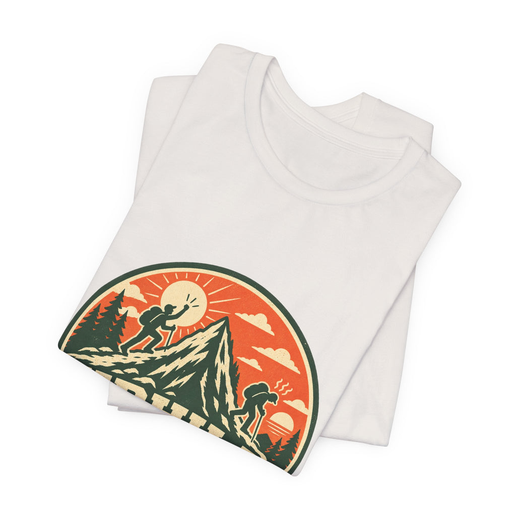 Uphill Enthusiast Downhill Complainer T-Shirt — Vintage Mountain Hiking Tee