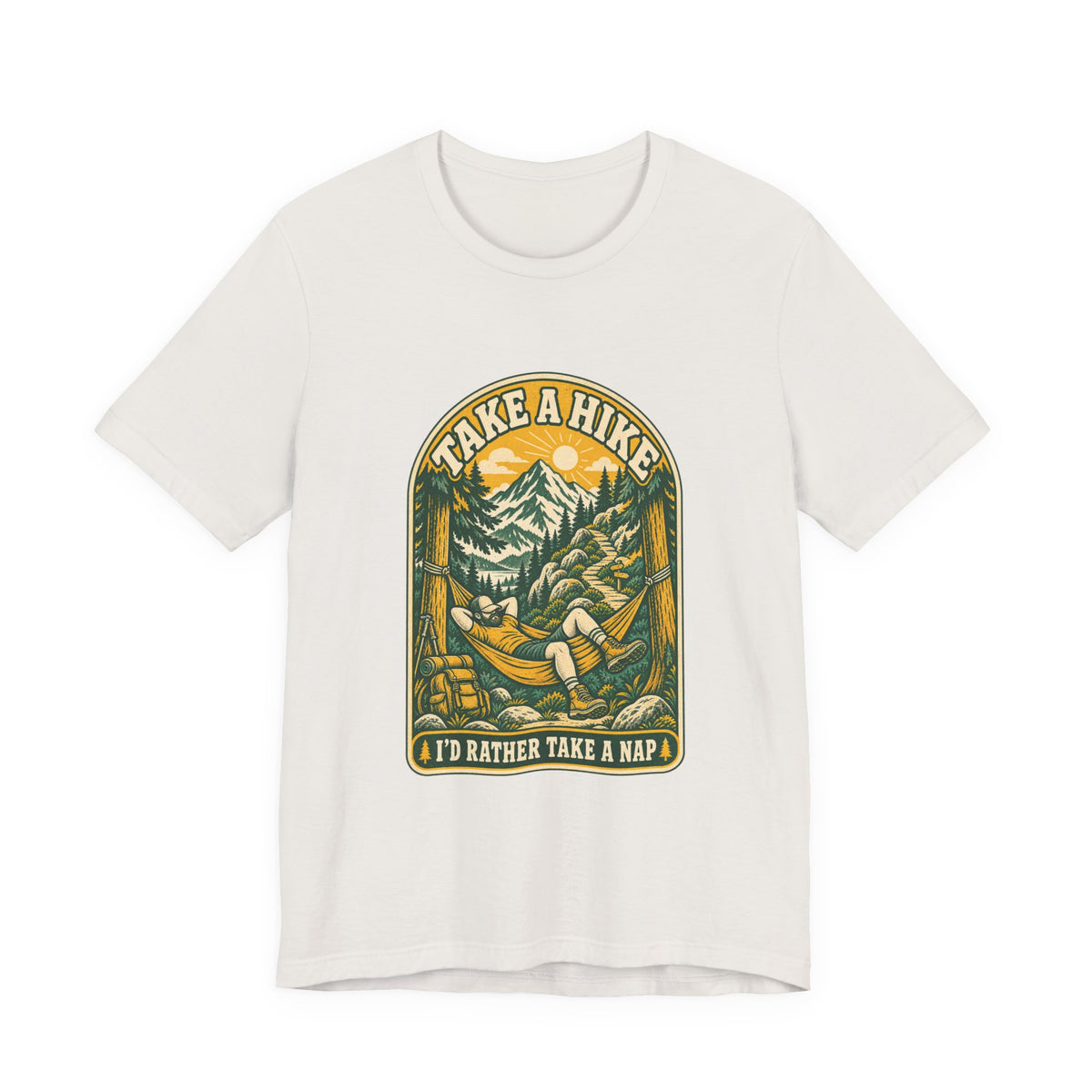 I'd Rather Take a Nap Vintage Hiking T-Shirt — Hammock Mountain Outdoors Tee