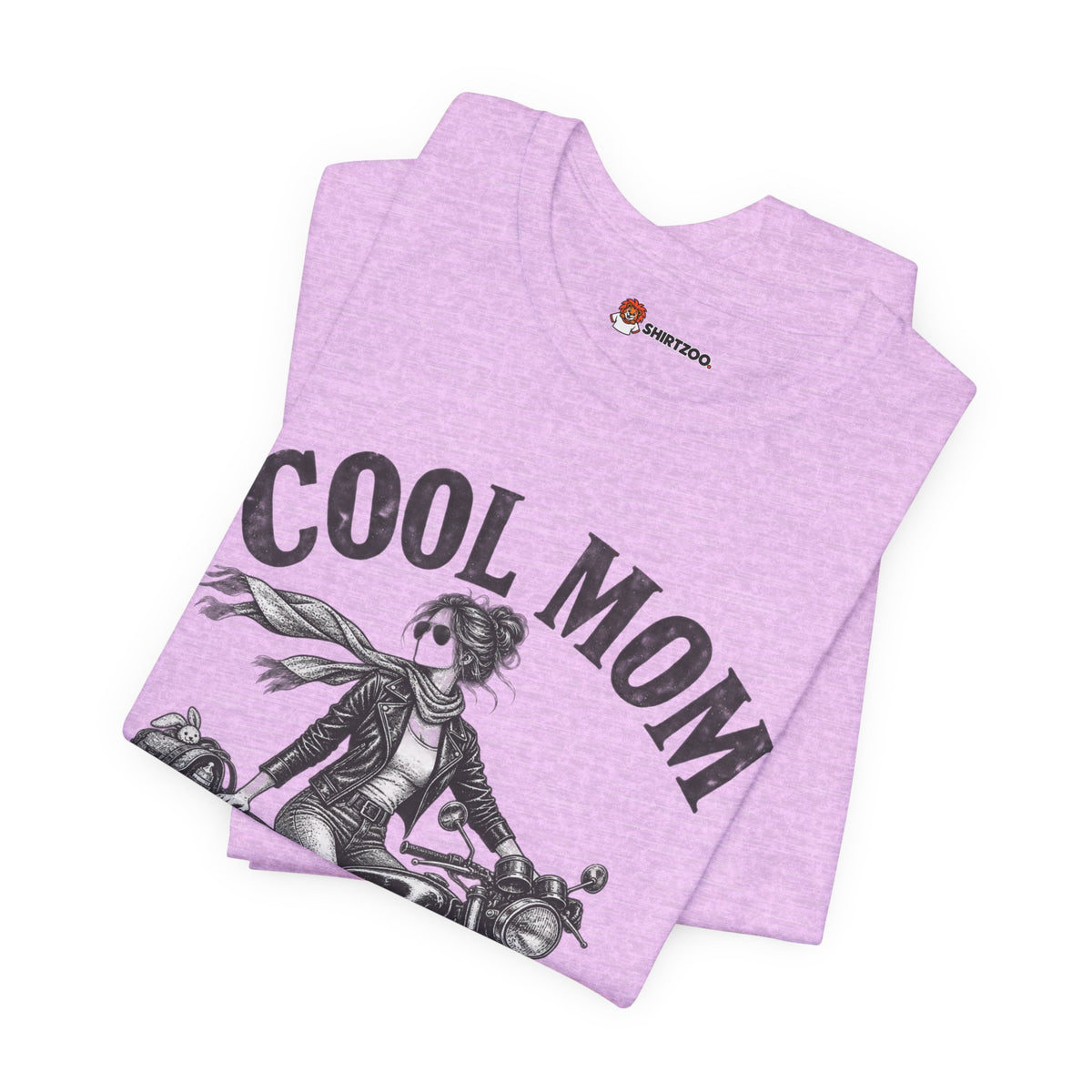 Cool Mom Motorcycle T-Shirt — 'loud pipes, quiet nights.' Biker Mom Tee