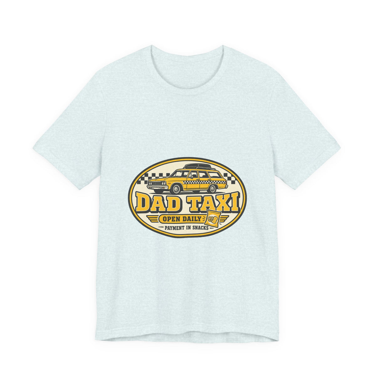 Dad Taxi T-Shirt — Open Daily, Payment in Snacks | Vintage Car Dad Tee