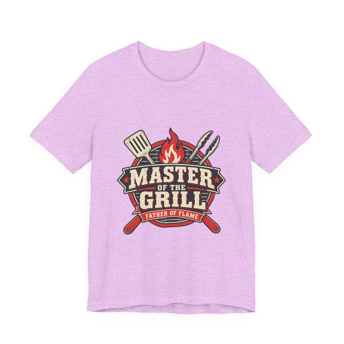 Master of the Grill T-Shirt, Father of Flame BBQ Tee for Grill Masters