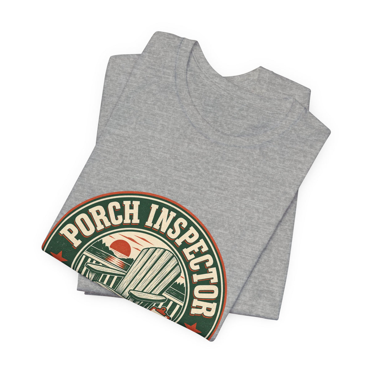 Porch Inspector T-Shirt — Chairs Tested Daily Vintage Adirondack Chair Tee