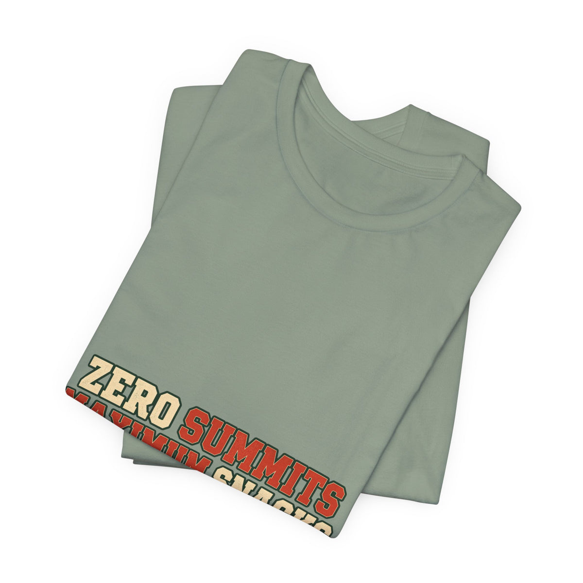Zero Summits Maximum Snacks T-Shirt – Funny Vintage Hiking Adventure Tee
