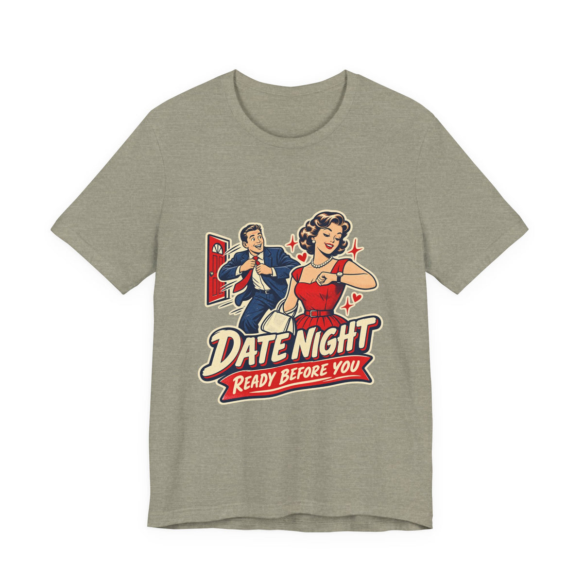 Date Night Ready Before You Retro Couple T-Shirt