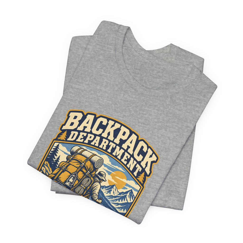 Backpack Department T-Shirt — Carrying the Group Vintage Hiking Tee