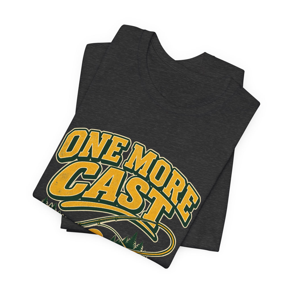 One More Cast Fishing T-Shirt — Vintage Angler Lake Tee